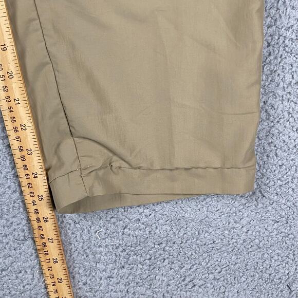 L.L. Bean Nylon Convertible Cargo Pants Women's Reg Size Large Beige - Picture 5 of 9